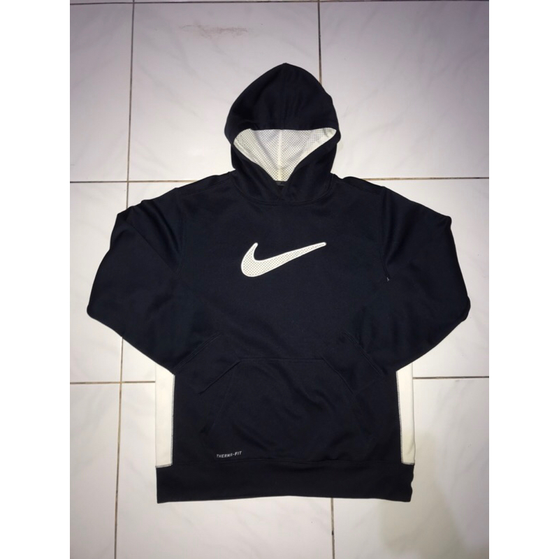 Hoodie Nike Big Swoosh Center Logo Second (Navy) - Size