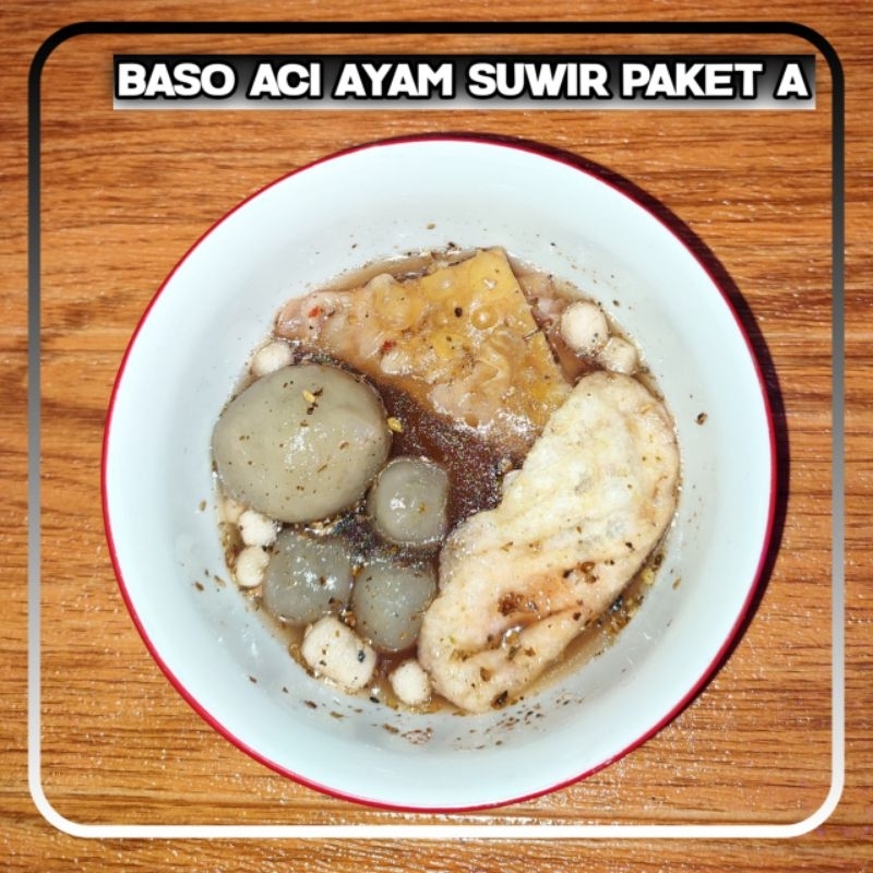 Bakso Aci Baso Aci Ayam Suwir Pedas Termurah!