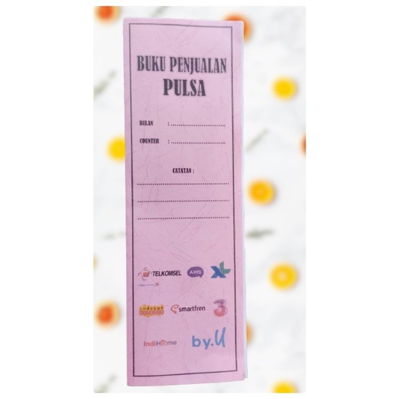 

Buku Penjualan Pulsa - Grosir- Buku Konter Pulsa
