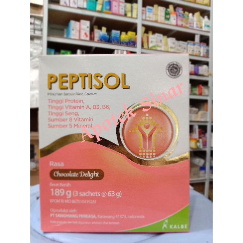 

PEPTISOL 189 GRAM RASA CHOCOLATE DELIGHT dan FRENCH VANILA PER BOX