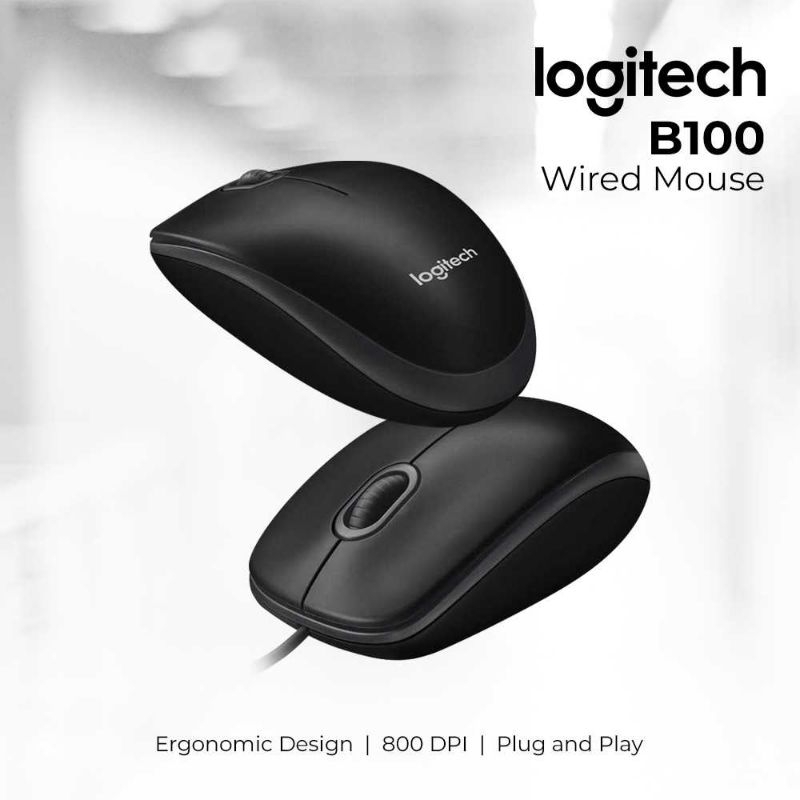 Logitech Wired Mouse Kabel - B100