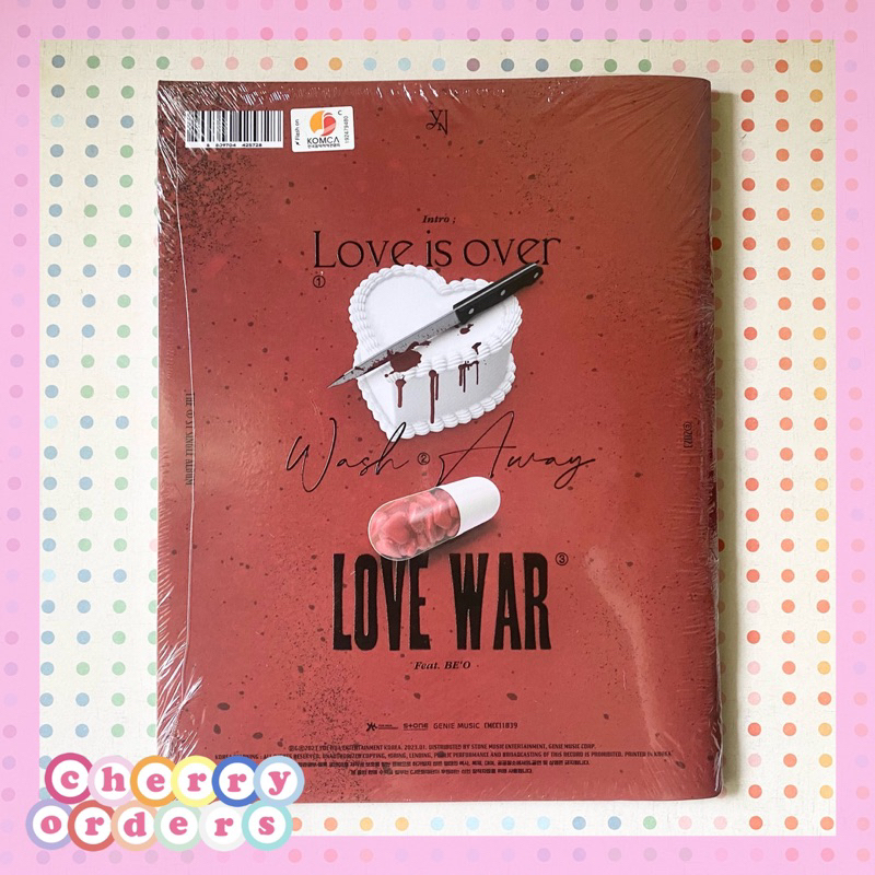 (SEALED) YENA 1st Single Album : Love War ~ War Ver