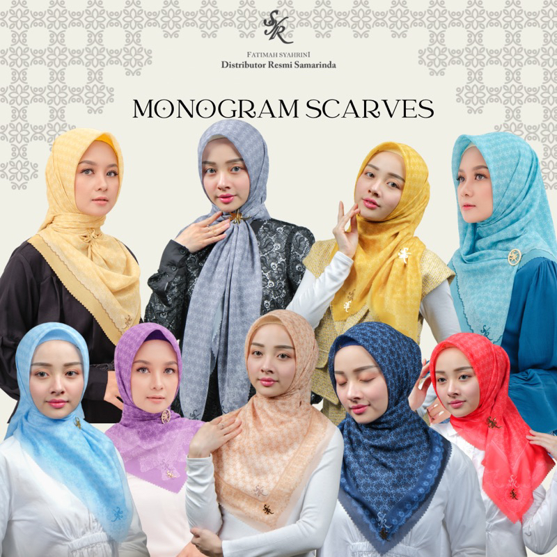 New Signature Monogram Scarves