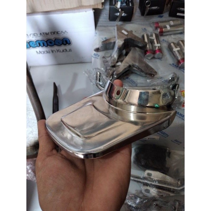 kepet air kepetan spakbor belakang gl 100 rx king cb besi crome