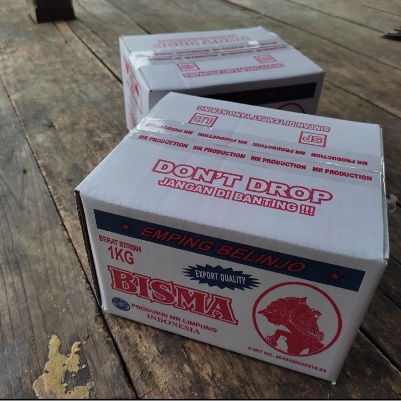 Emping melinjo super biji 4 LB kemasan dus 1kg premium kering mentah asli limpung batang bukan kemas