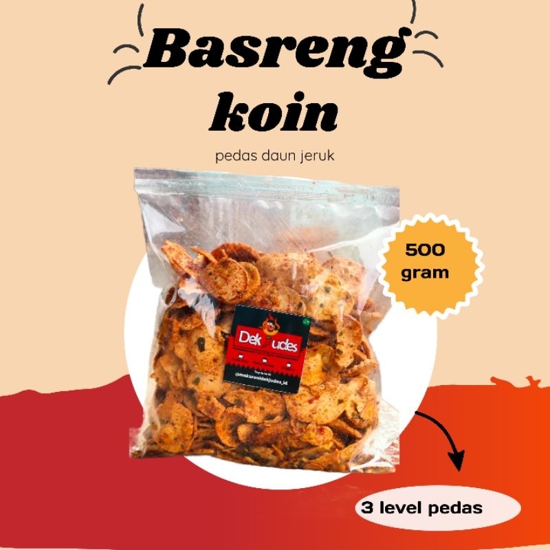 

basreng koin keping kemasan 500 gram