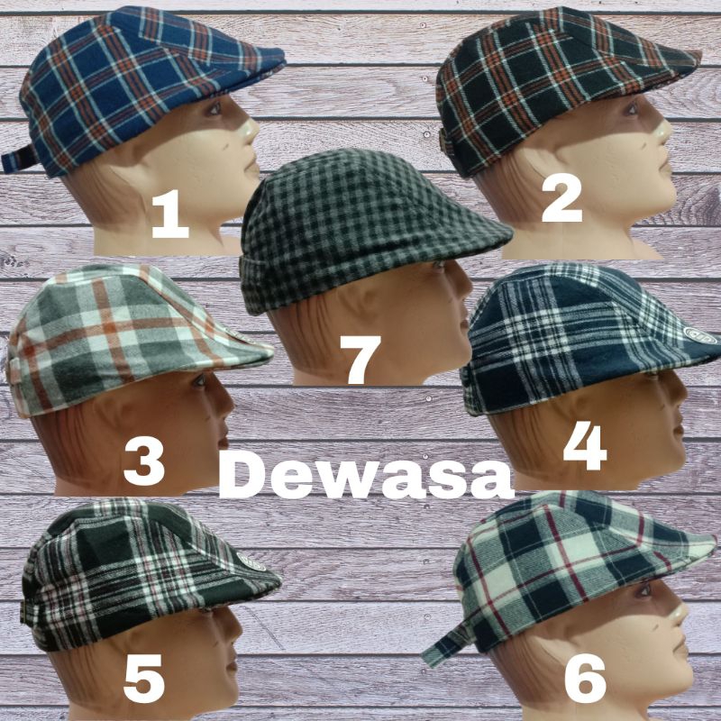 Topi pelukis topi copet pria topi seniman topi topi kodok