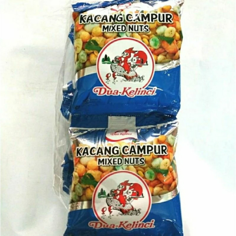 

mixed nut dua kelinci | kacang mix campur 1 pack isi 10 bks