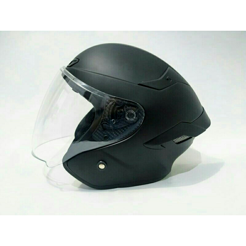 HELM ARL TT COURSE HITAM DOFF SINGLE VISOR SNI.