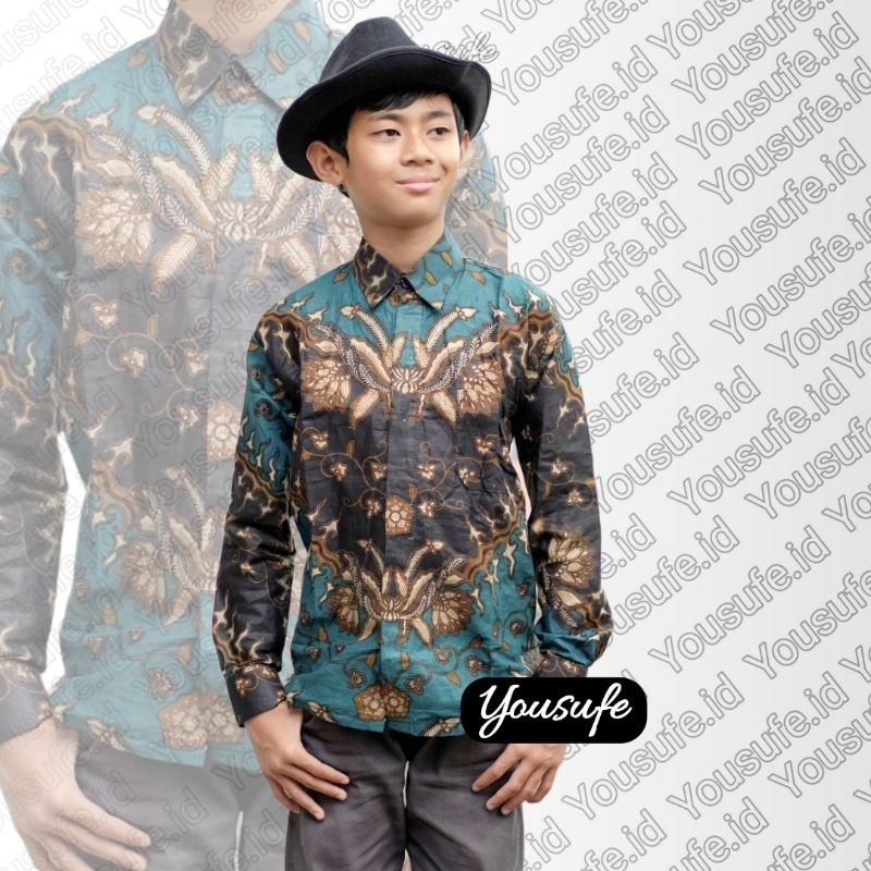 Kemeja Batik Anak Baju Keluarga Couple ayah dan Anak Terbaru Motif Keris Jawa Terbaru03