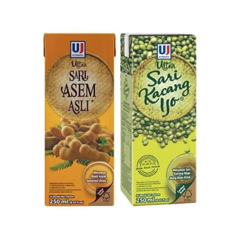 

Ultra (Sari Kacang Ijo & Sari Asem Asli) (250ml)