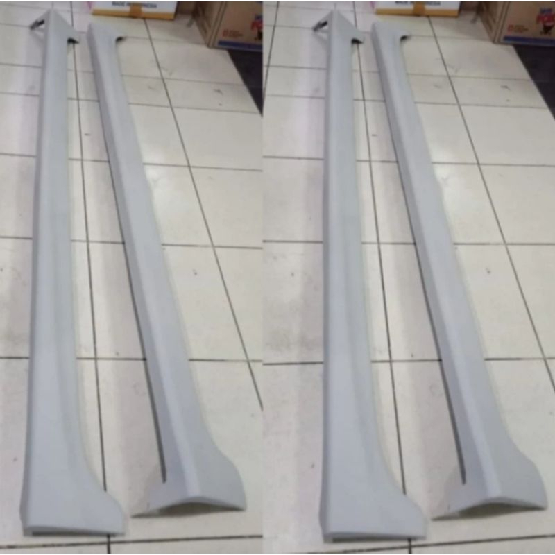 side skirt Honda Brio lama 2012-2017 fiber