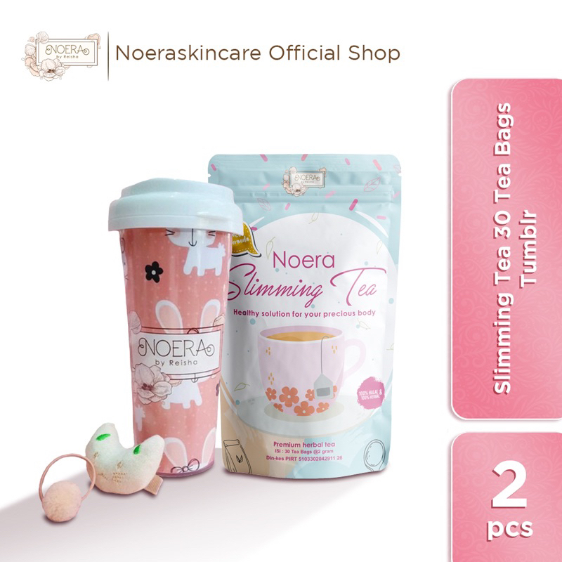 Bundle Noera Slimming Tea + Tumbler motif random