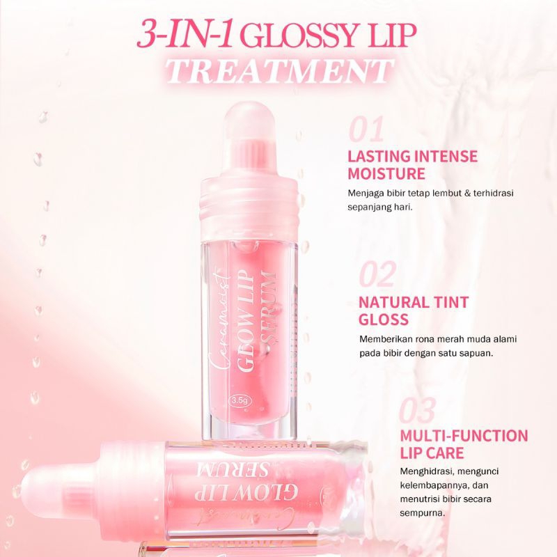 (GOSEND/COD) BNB BARENBLISS CERAMOIST GLOW LIP SERUM GLOSSY | BUTTER RUSH VITAMIN LIP MASK MOISTURIZING LIP BALM - MASKER BIBIR MENCERAHKAN DAN MELEMBABKAN