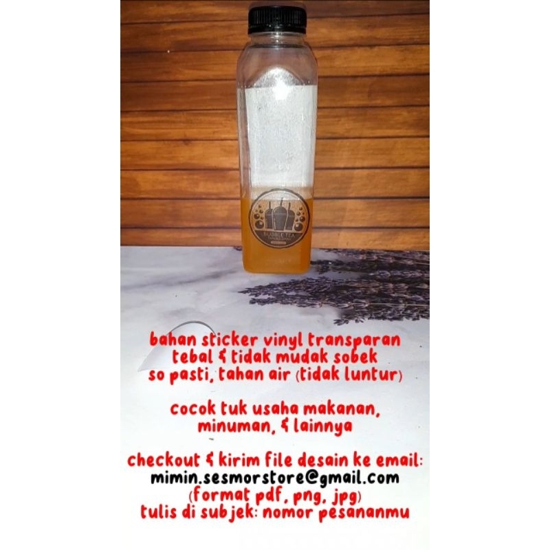 

Cetak Stiker Label Transparant Bulat/Petak Kemasan Produk Custom