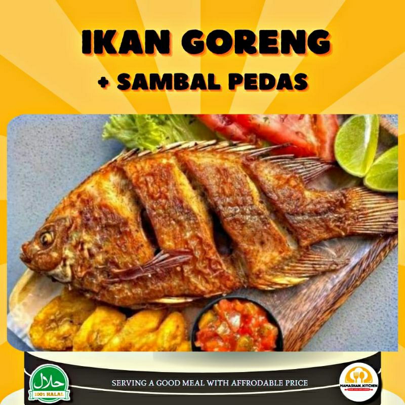 

MENU FAMILY..!! "IKAN NILA GORENG + SAMBAL PEDAS" EKONOMIS BINTANG LIMA