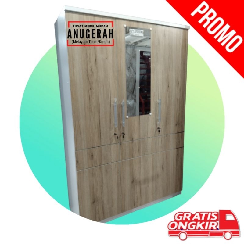 Almari 3 pintu Artemis