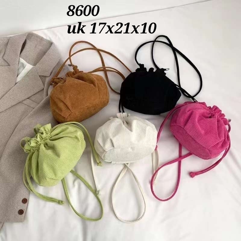 Tas serut bucket bag import uk 17x21x10