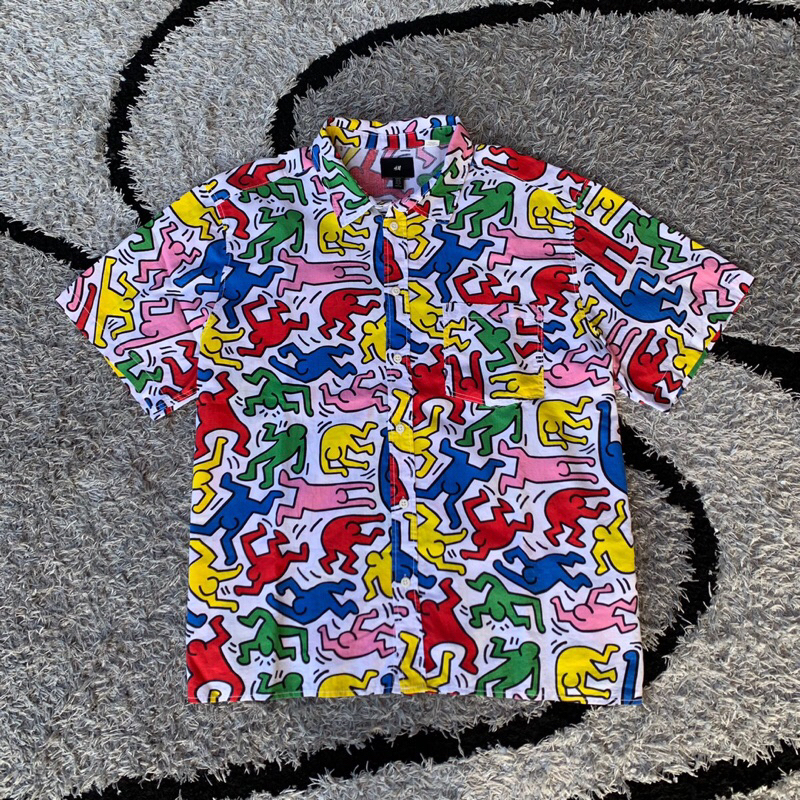 Kemeja H&M x Keith haring