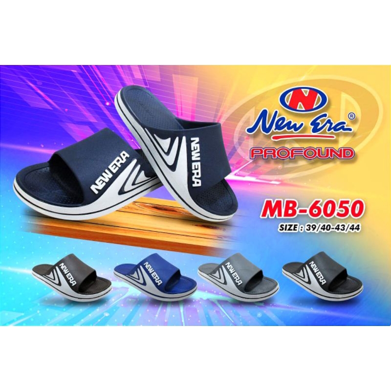 SANDAL SLOP KARET NEW ERA MB 6050 / 5023 100% ORIGINAL BY NEW ERA