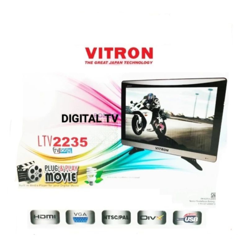 LED TV VITRON LTV 2235 DIGITAL TV [ 22 INCH ]