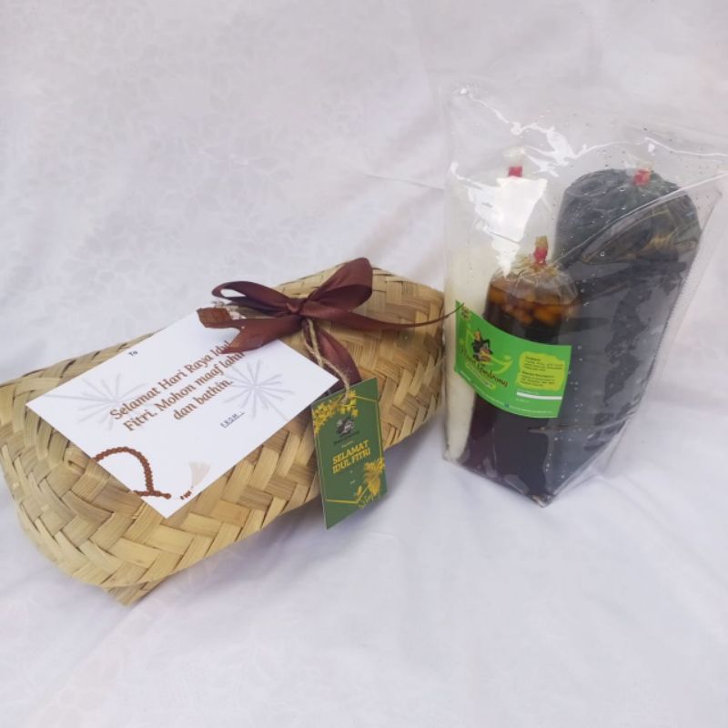 

Hampers /Parsel Dawet Ireng/ Hampers Cendol lengkap dengan kartu ucapan