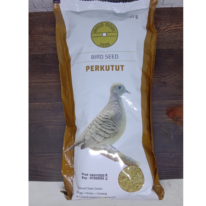 Pakan Burung Perkutut Gold Coin 450 Gram Gold Koin Perkutut Milet