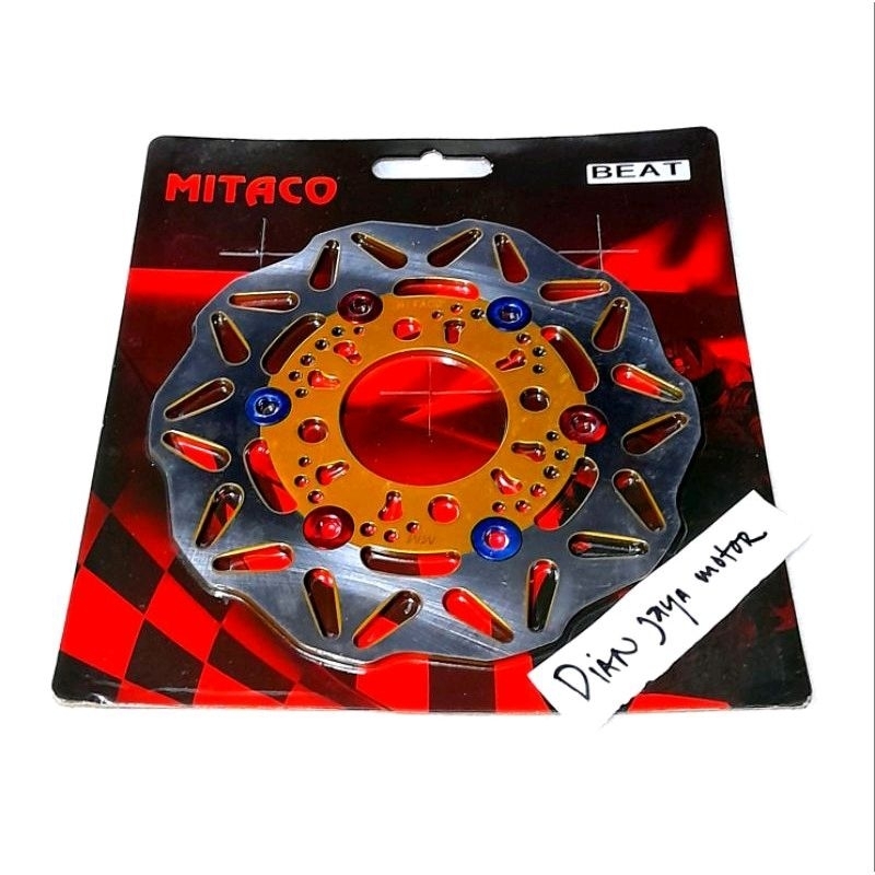 PIRINGAN CAKRAM VARIASI  DEPAN HONDA VARIO BEAT SCOPY SPACY FI KARBU PNP LOBANG 4