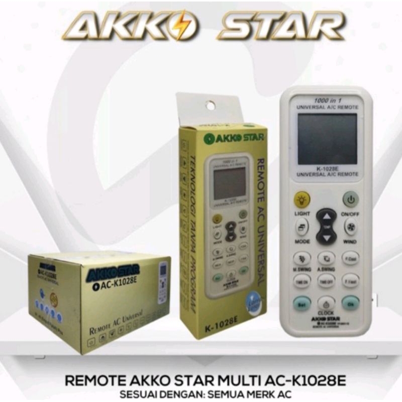 Remote AC Universal AKKO STAR