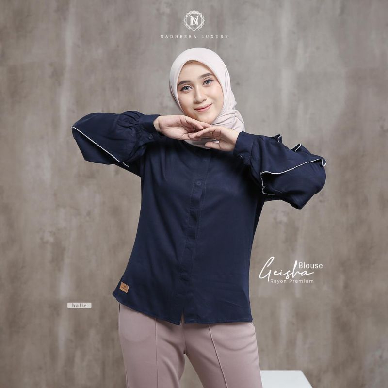READY✔️TERBARU✔️GEISHA BLOUSE ORI BY NADHEERA LUXURY