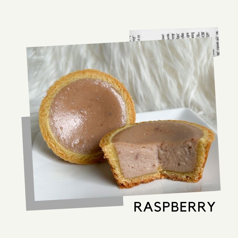 

king egg tart raspberry