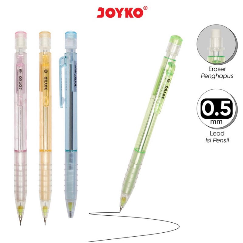 

Mechanical Pencil Pensil Mekanik Joyko MP-15 0.5 mm