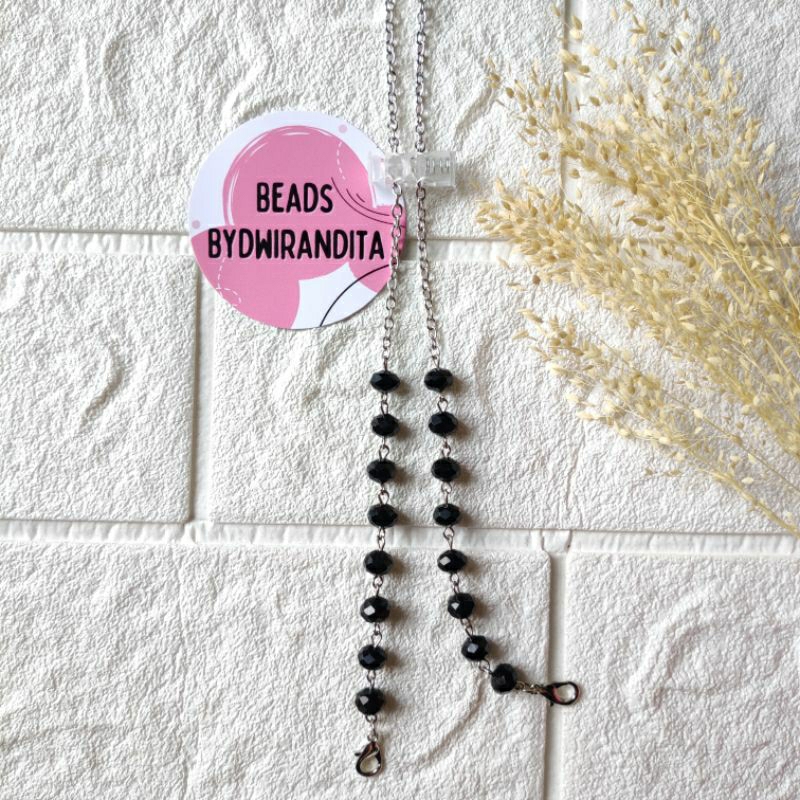 Strap Masker / Strap Hijab 2in1 / Strap Serut / Strap 2in1 / Strap Rantai / Tali Masker / Strap Kris