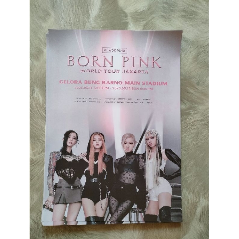Poster Konser BLACKPINK official BESAR