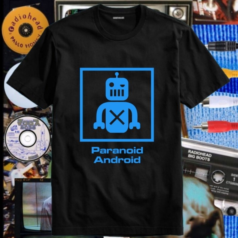 Kaos Baju Tshirt Pria Laki Cowok Cewek Perempuan Unisex Dewasa Custom Band Radiohead Radio Head Ok C