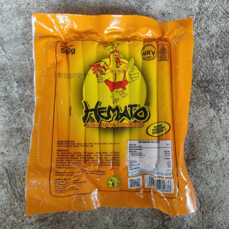 

HEMATO SOSIS AYAM LONG 500gr