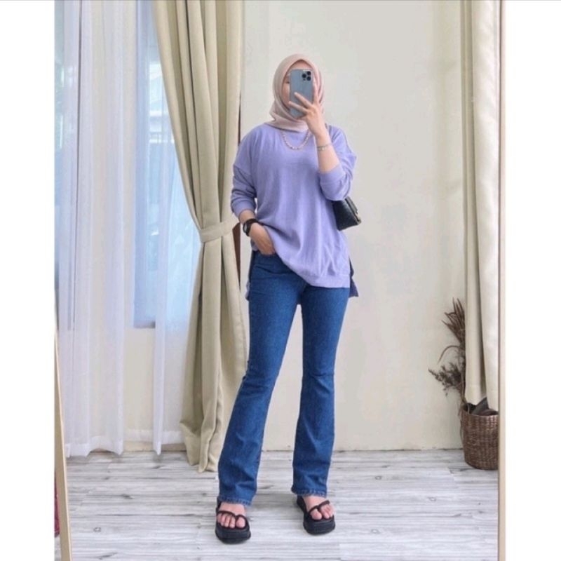 Atasan knit, blouse knitt 1100 Clarke