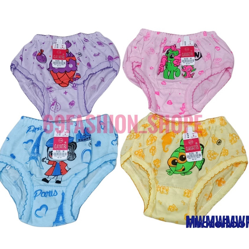 6PCS CELANA DALAM ANAK PEREMPUAN MURAH MANTUL 1/2LUSIN BEST SELLER / CD ANAK CEWE TK-SD / CD ANAK CE