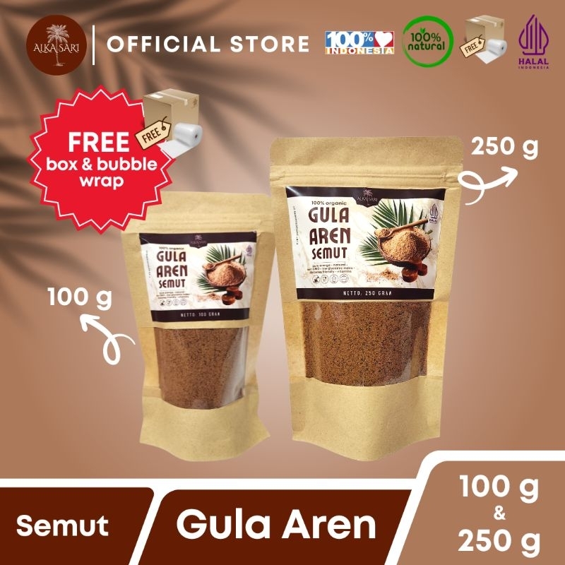 

Gula Aren Semut / Gula Aren Bubuk Alka Sari 100gr / 250gr