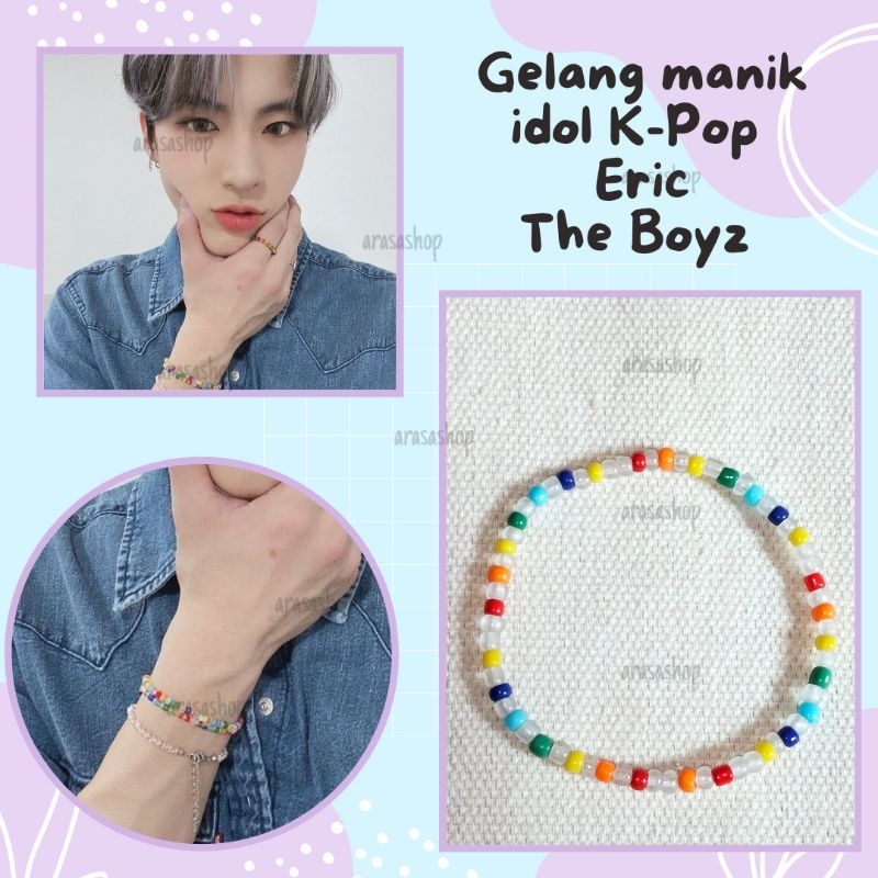 the boyz beads bracelet | gelang tangan | the boyz beads bracelet | gelang manik | gelang Eric the B