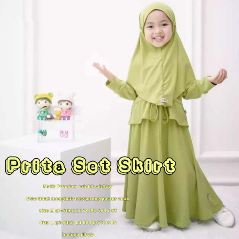 PRITA BAJU MUSLIM ANAK PEREMPUAN TERBARU
