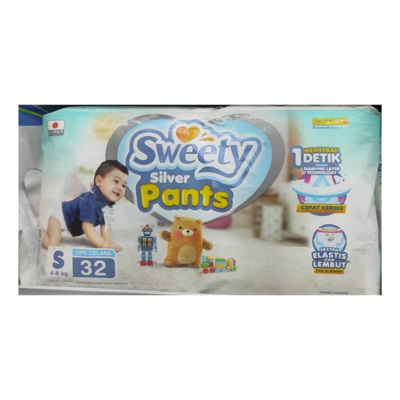 Swetty Silver Pants S 32