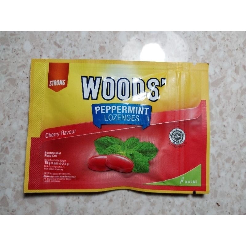 permen Woods pepermint sachet isi 6*2.5gr (varian rasa dikirim random)