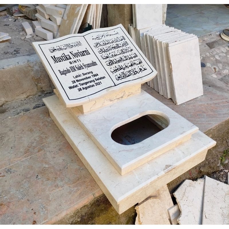 Maesan box buku dan tempat bunga marmer Tulungagung