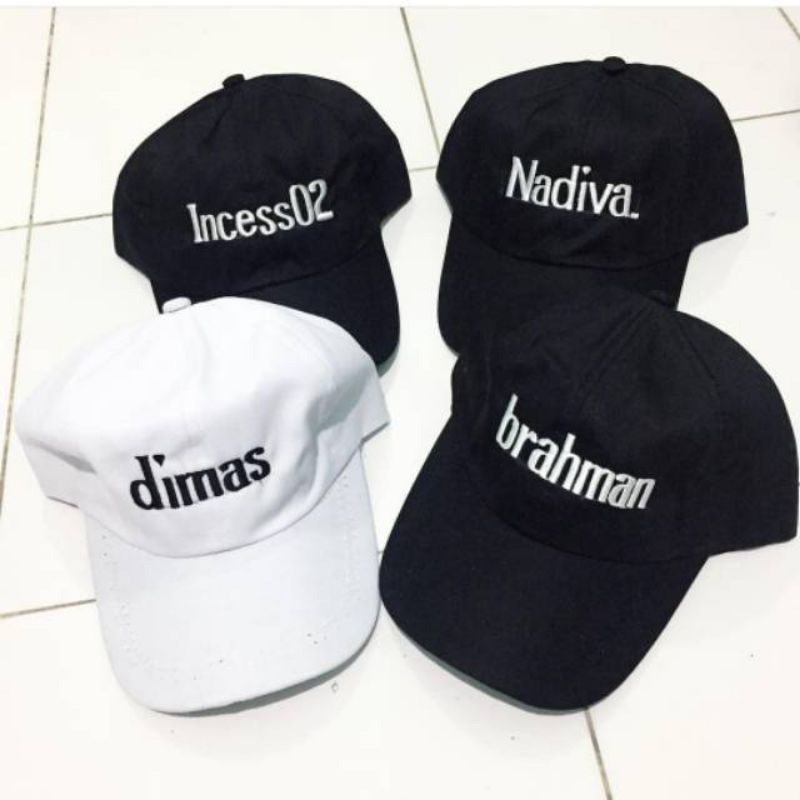 Topi anak bisa pake nama sendiri /topi anak