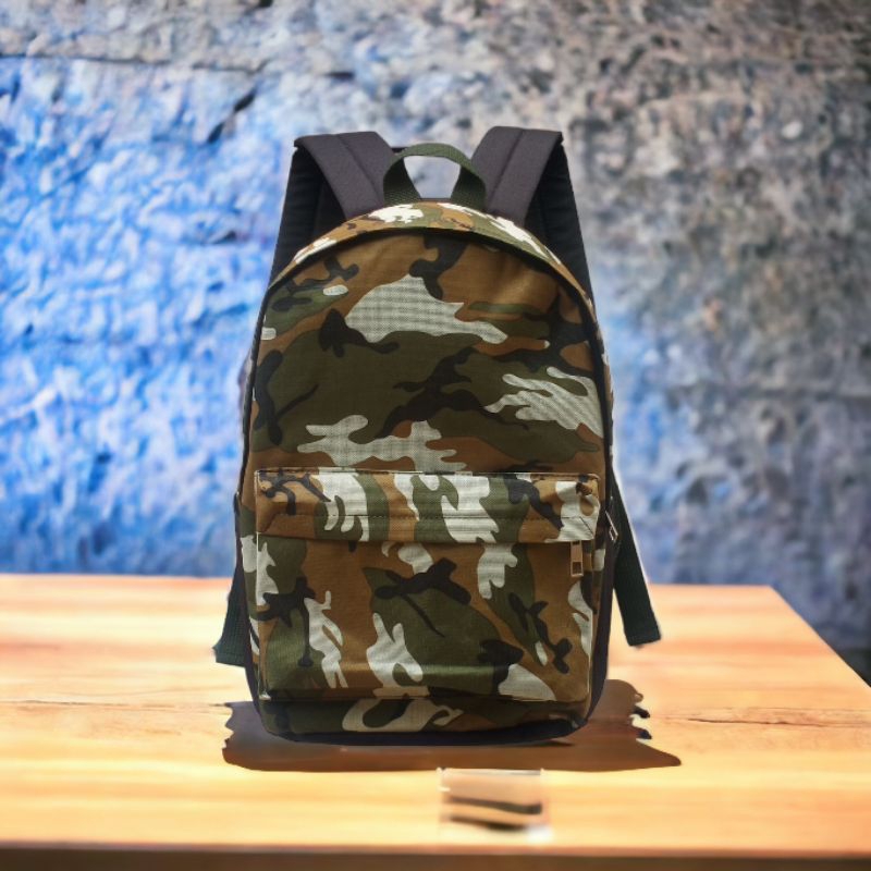 Ransel Loreng Army Tas Sekolah Anak Sd laki Laki Tas Punggung-Gendong-Backpack