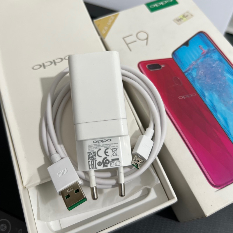 CAS CHARGER OPPO F9 VOOC ORIGINAL LANGSUNG DIAMBIL DARI HP 4 AMPER BAWAAN OPPO F9
