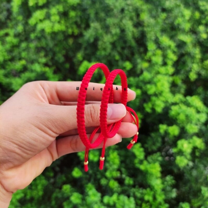 gelang tali merah gelang tali keberuntungan