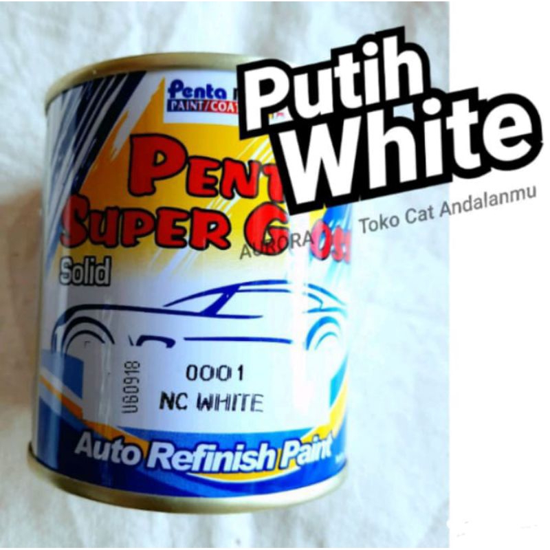 Cat Putih Penta Super Gloss 0001 Putih Solit 200gram
