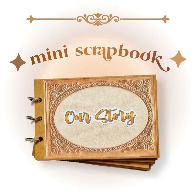 mini scrapbook  / story book / album foto custom handmade aesthetic